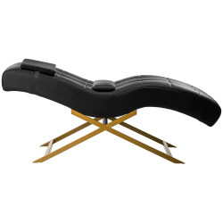 Кресло косметологическое Sillon Alba 155738 (Black/Gold) Thumb