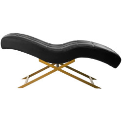 Кресло косметологическое Sillon Alba 155738 (Black/Gold) Thumb