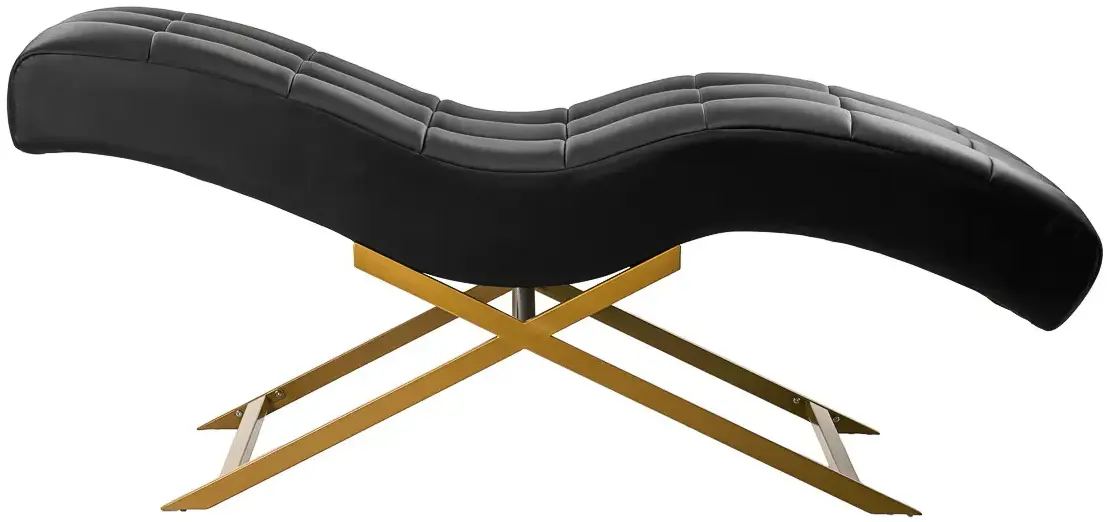 Кресло косметологическое Sillon Alba 155738 (Black/Gold) - 6