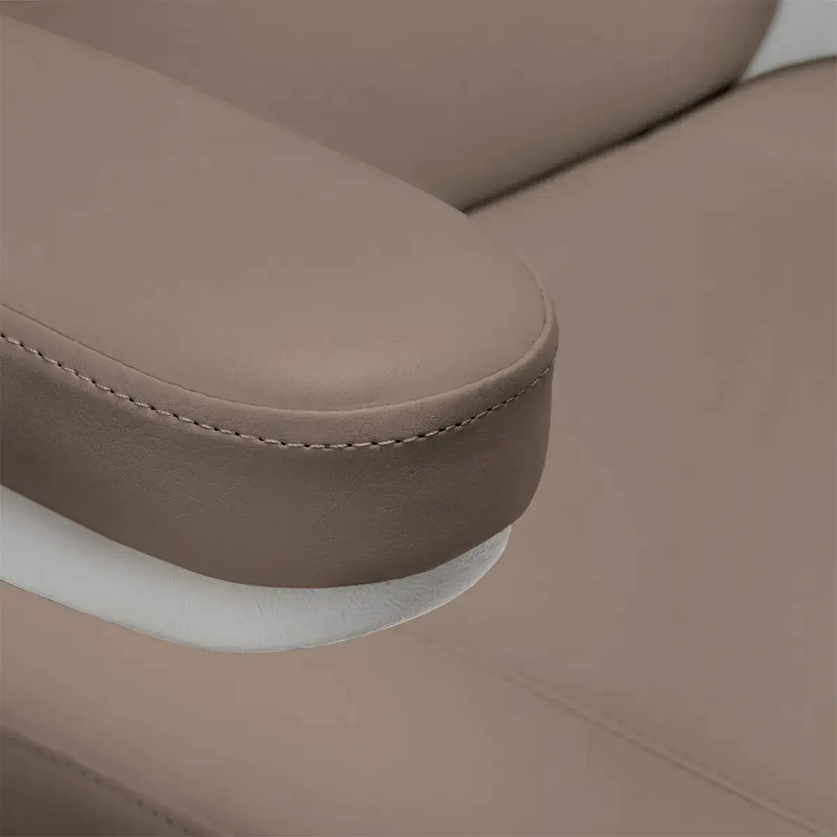 Fotoliu cosmetologic Sillon Classic 154456 (White/Brown) - 9