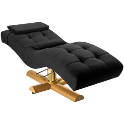 Кресло косметологическое Sillon Corona 155740 (Black/Gold) Thumb