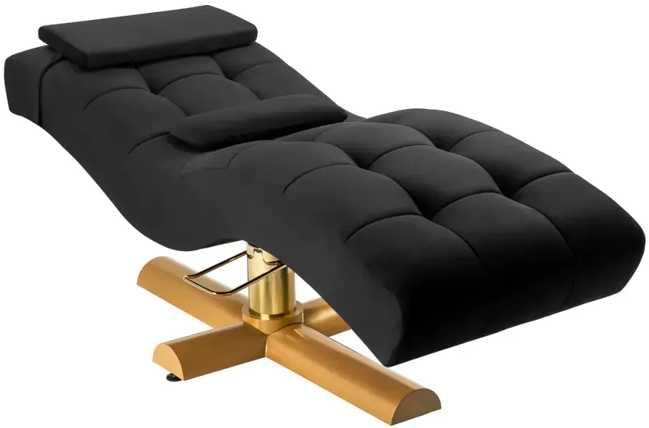 Кресло косметологическое Sillon Corona 155740 (Black/Gold) - 2