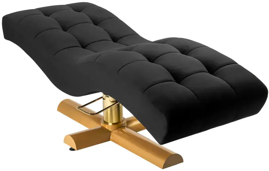 Кресло косметологическое Sillon Corona 155740 (Black/Gold) - 4