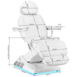 Кресло косметологическое Sillon Luxury 150223 (White) Thumb