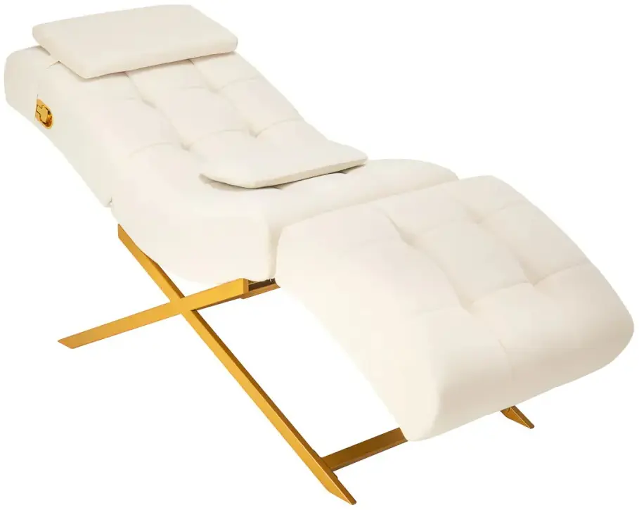 Fotoliu de coafor Sillon Umbra 155739 (White/Gold) - 2