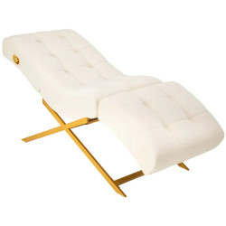 Fotoliu de coafor Sillon Umbra 155739 (White/Gold) Thumb
