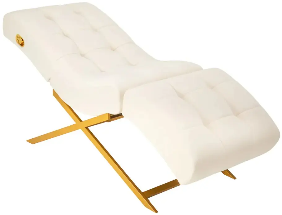 Fotoliu de coafor Sillon Umbra 155739 (White/Gold) - 4