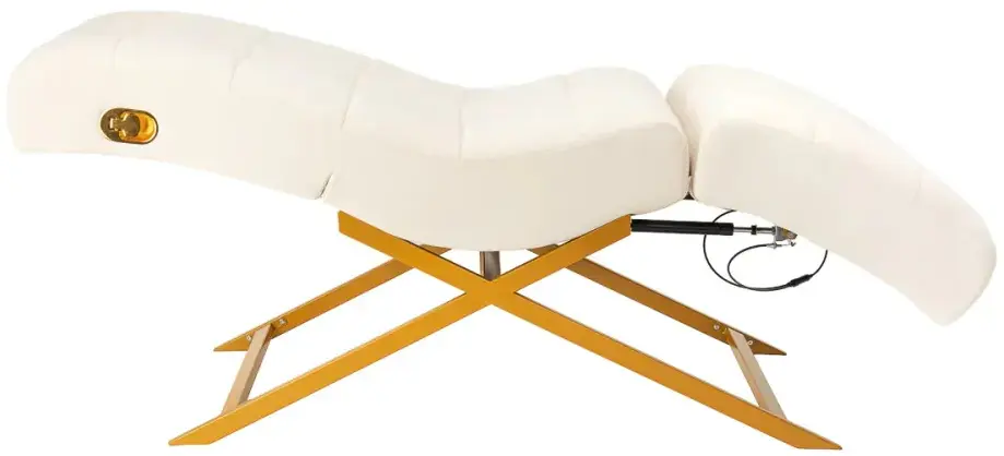 Fotoliu de coafor Sillon Umbra 155739 (White/Gold) - 5