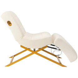 Fotoliu de coafor Sillon Umbra 155739 (White/Gold) Thumb