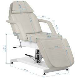 Fotoliu cosmetologic Sillon V2 210 154567 (Sea Salt/White) Thumb