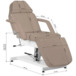 Fotoliu cosmetologic Sillon V2 210 154568 (Modern Brown/White) Thumb