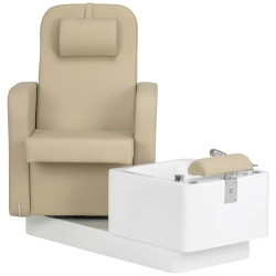 Fotoliu pentru pedichiura Sillon Elysia 155538 (Beige/White) Thumb