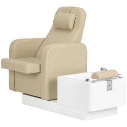 Fotoliu pentru pedichiura Sillon Elysia 155538 (Beige/White) Thumb