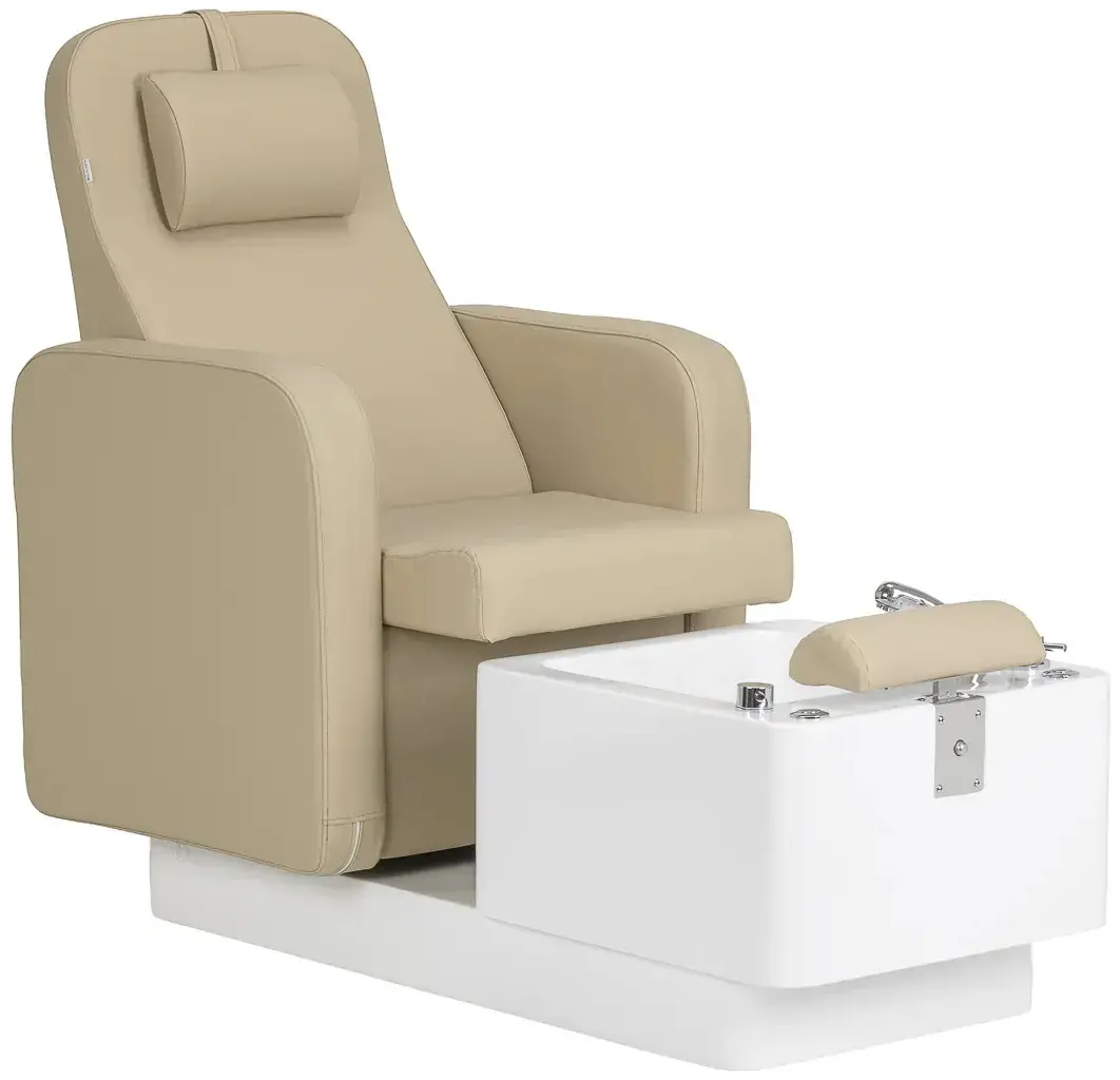 Fotoliu pentru pedichiura Sillon Elysia 155538 (Beige/White)