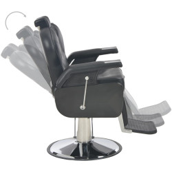 Fotoliu de coafor VidaXL 110166 (Black) Thumb