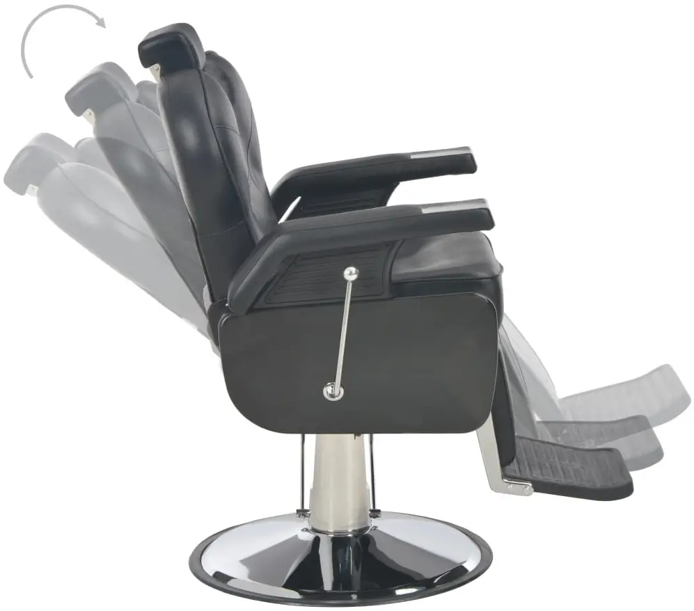 Fotoliu de coafor VidaXL 110166 (Black) - 6