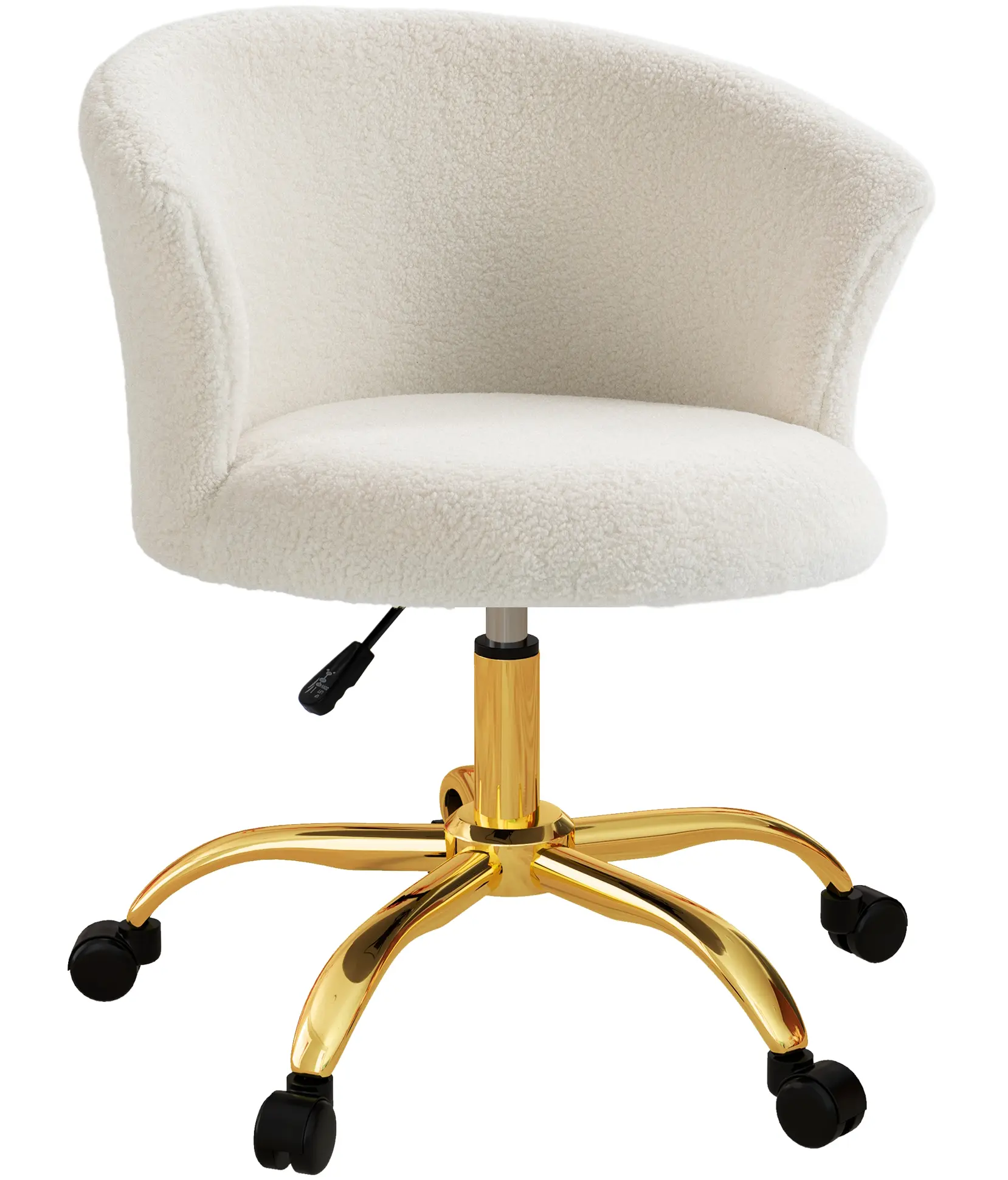 Кресло Vinsetto 921-679V01GD (White/Gold) - 2