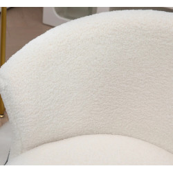 Кресло Vinsetto 921-679V01GD (White/Gold) Thumb