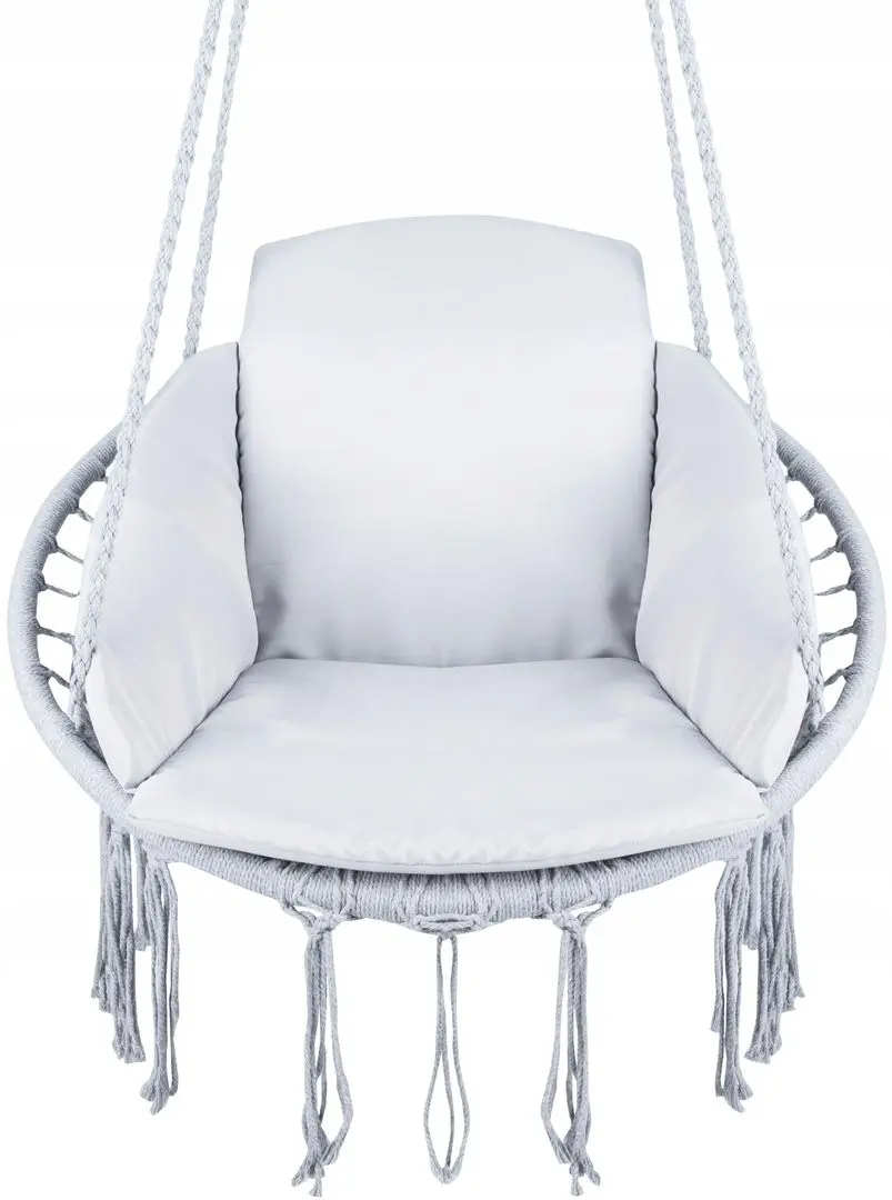 Кресло подвесное Carruzzo HK1P (Light Gray) - 4