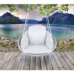 Кресло подвесное Carruzzo HK1P (Light Gray)