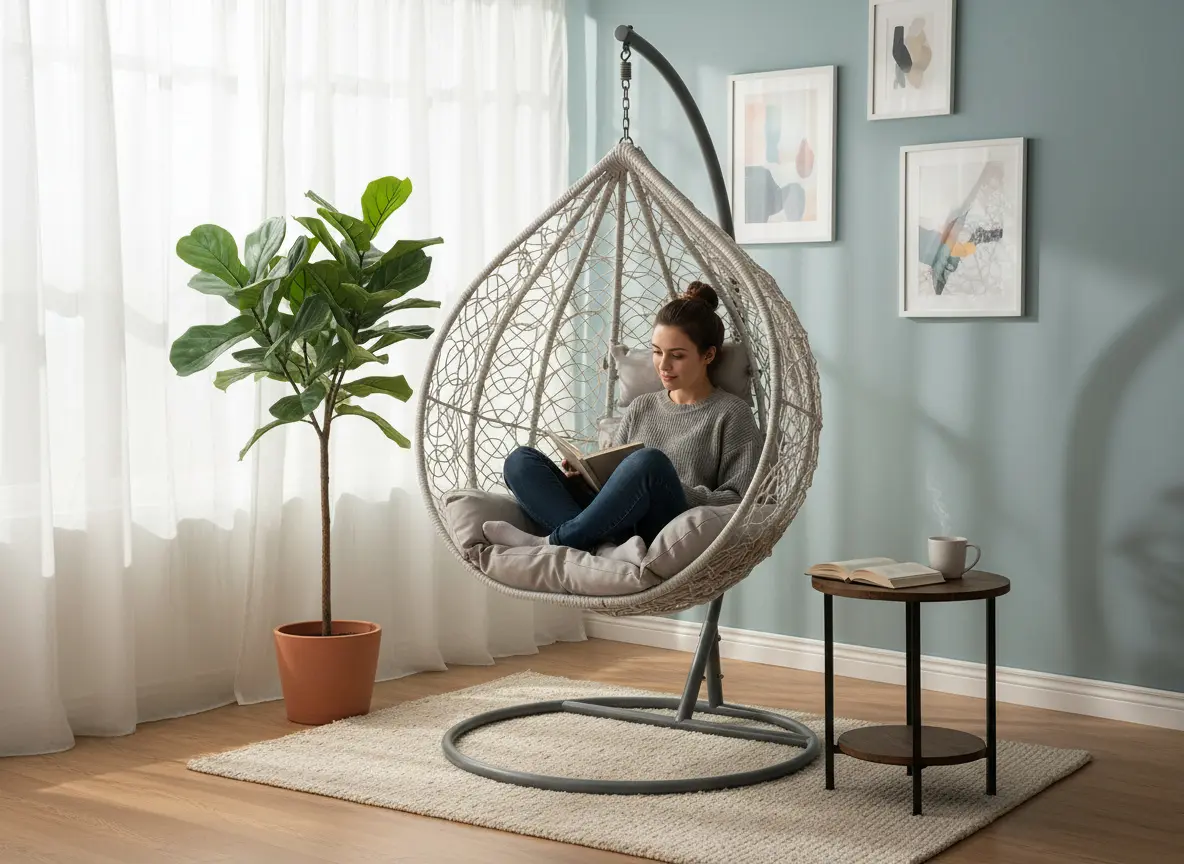 Fotoliu-cocon Chomik FAT1012 (Gray Light/Gray) - 4