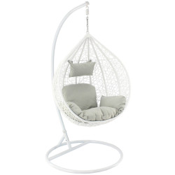 Fotoliu-cocon Chomik FAT1029 (White/Gray) Thumb