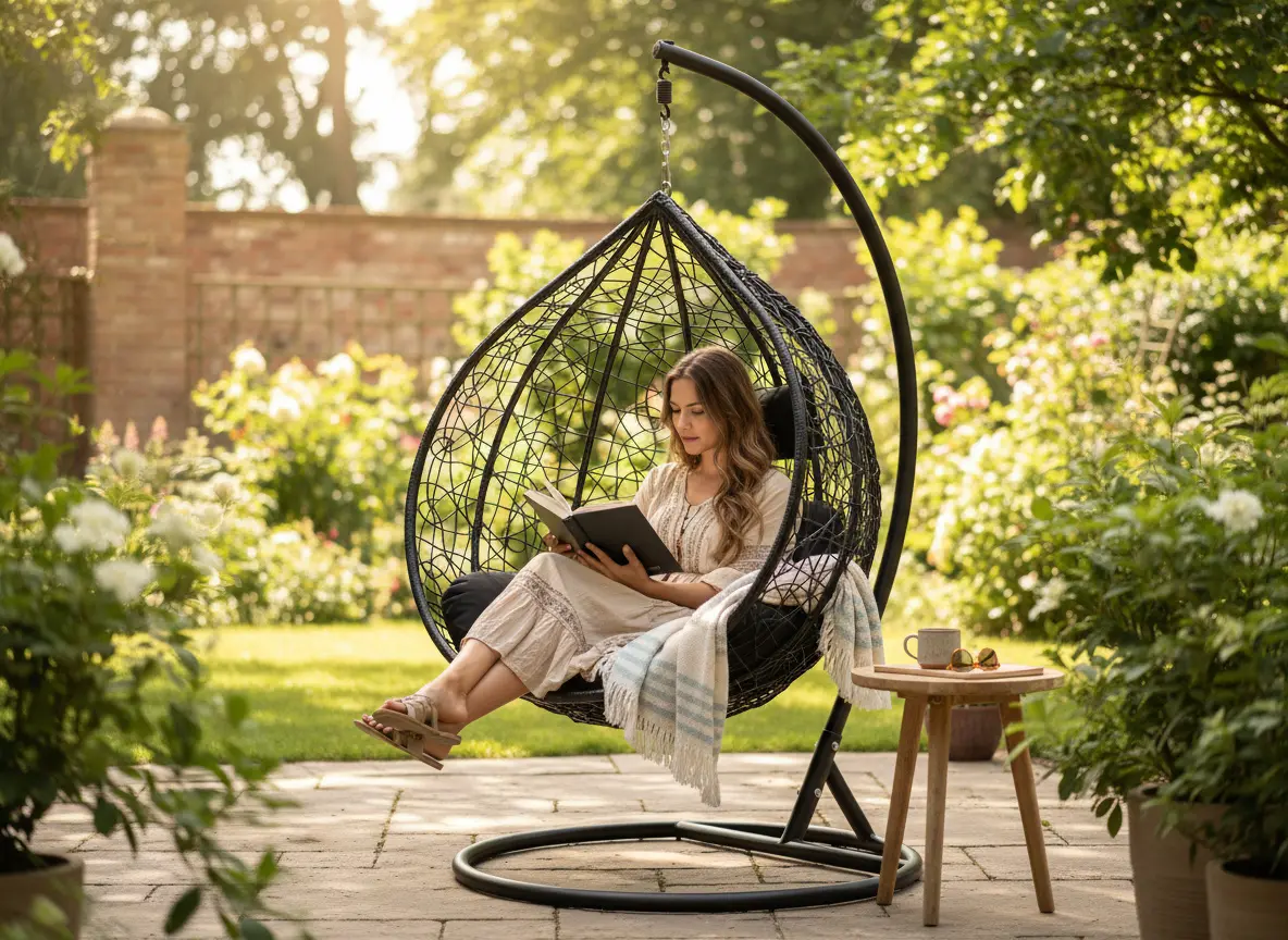 Fotoliu-cocon Chomik FAT1043 (Black) - 3