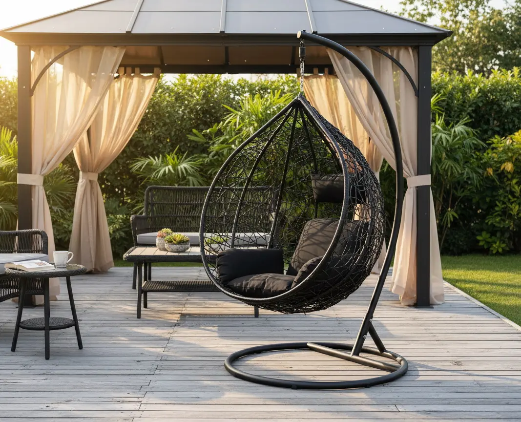 Fotoliu-cocon Chomik FAT1043 (Black)