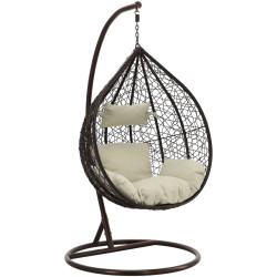 Fotoliu-cocon Chomik FAT1050 (Brown/Beige) Thumb