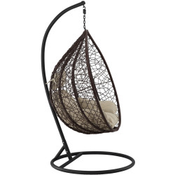 Fotoliu-cocon Chomik FAT1050 (Brown/Beige) Thumb