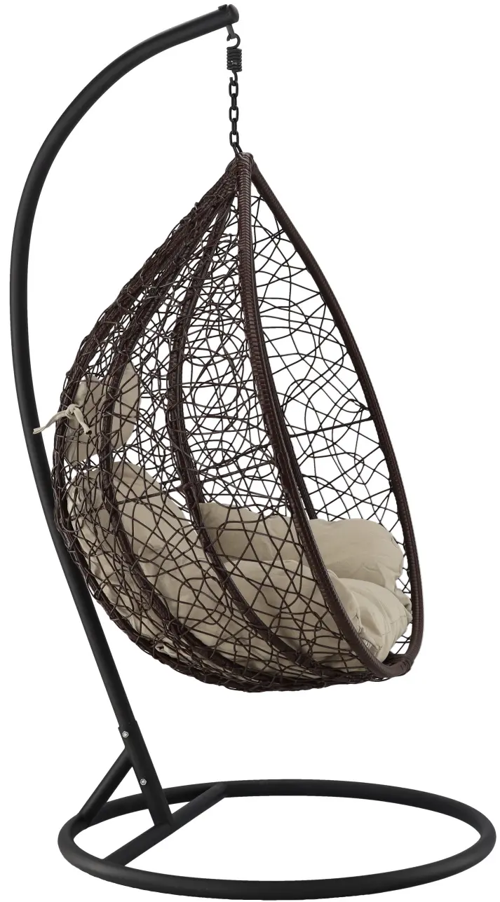 Fotoliu-cocon Chomik FAT1050 (Brown/Beige) - 4