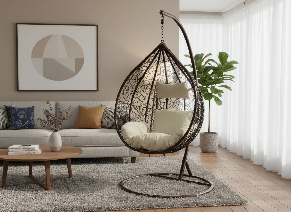 Fotoliu-cocon Chomik FAT1050 (Brown/Beige)