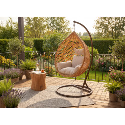 Кресло-кокон Chomik FAT4804 (Brown/Beige) Thumb