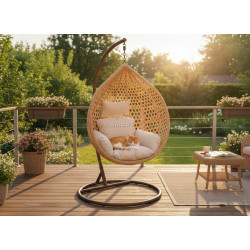 Fotoliu-cocon Chomik FAT4804 (Brown/Beige)