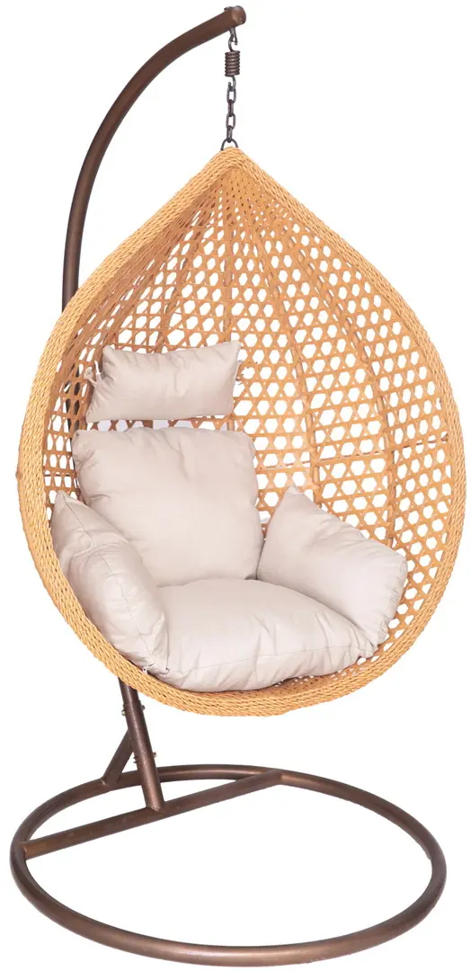 Кресло-кокон Chomik FAT4804 (Brown/Beige) - 4