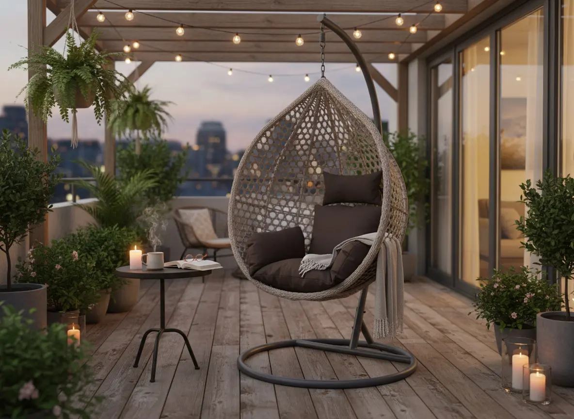 Fotoliu-cocon Chomik FAT4811 (Dark Gray/Light Gray) - 3