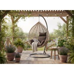 Fotoliu-cocon Chomik FAT4811 (Dark Gray/Light Gray)