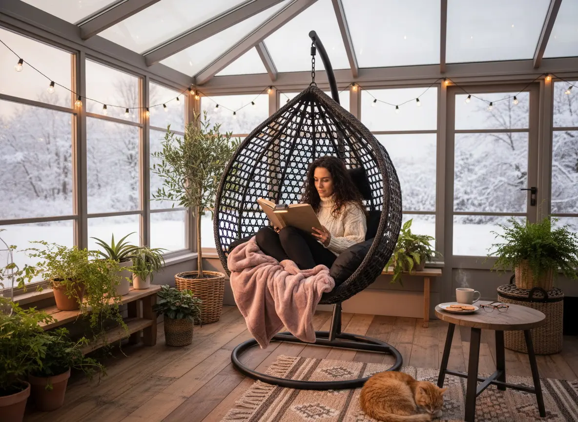 Fotoliu-cocon Chomik FAT4828 (Black) - 4