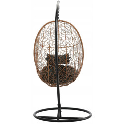 Fotoliu-cocon Chomik FAT6437 (Natural/Black) Thumb