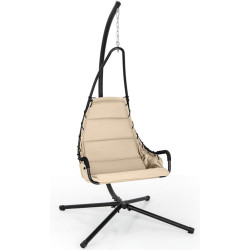 Fotoliu-cocon Costway NP11326BE (Beige) Thumb