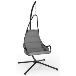 Кресло-кокон Costway NP11326GR (Grey) Thumb