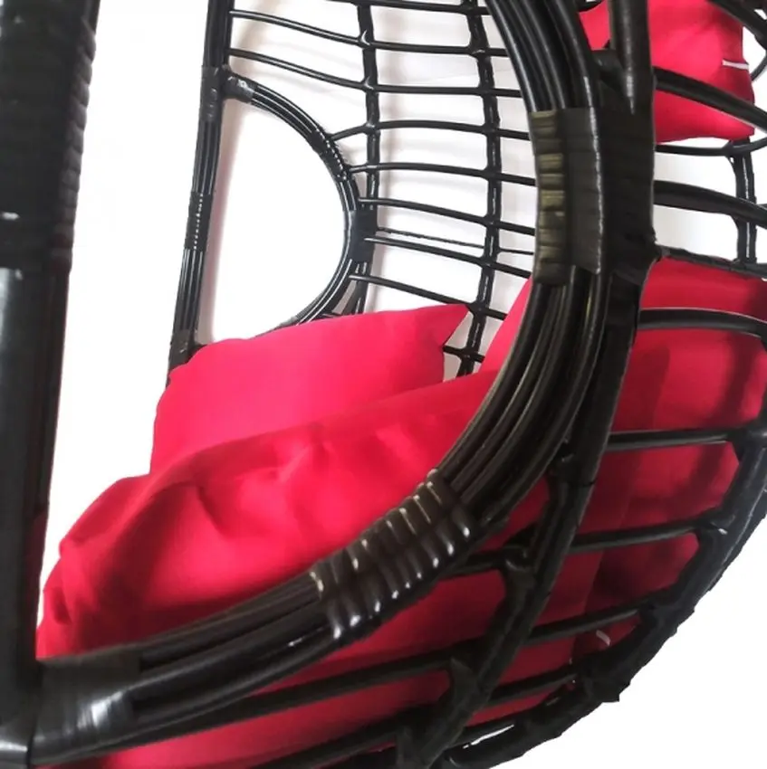 Fotoliu-cocon DeHome L24 (Black/Red)