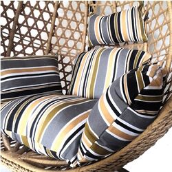 Fotoliu-cocon DeHome L32 (Yellow/Brown) Thumb