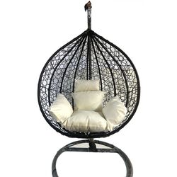 Fotoliu-cocon DeHome L70 (Black/Beige) Thumb