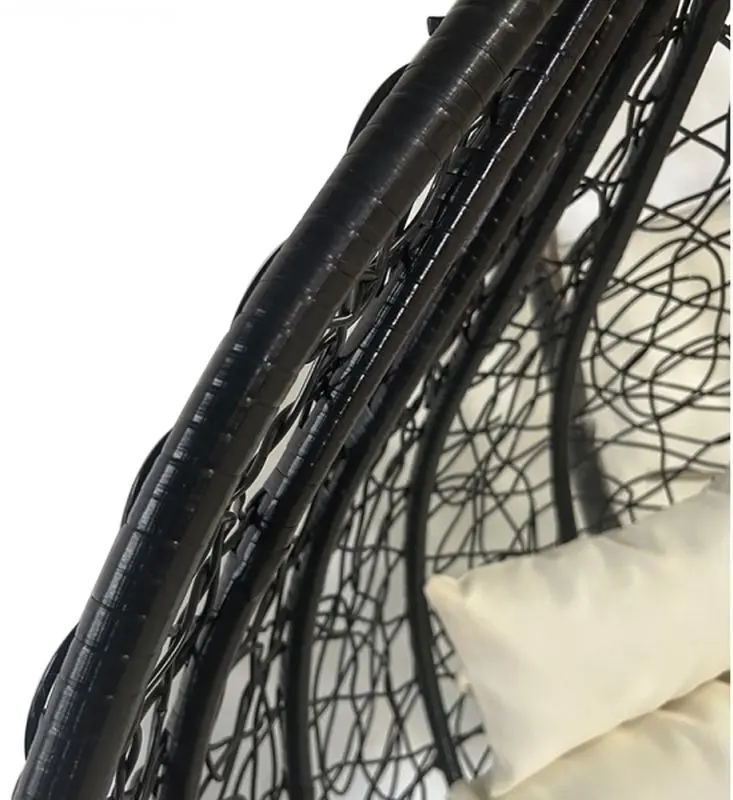 Fotoliu-cocon DeHome L70 (Black/Beige)