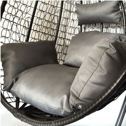 Fotoliu-cocon DeHome L92 (Black/Grey) Thumb