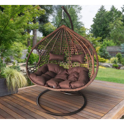 Fotoliu-cocon DeHome Luna 600 (Brown)