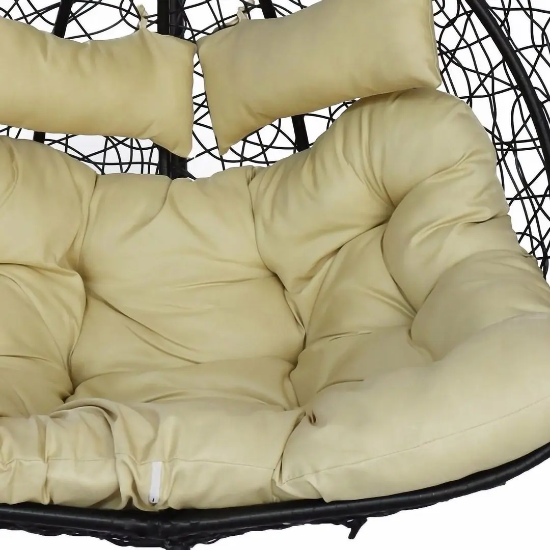 Кресло подвесное DeHome Joy 300 (Black/Beige)