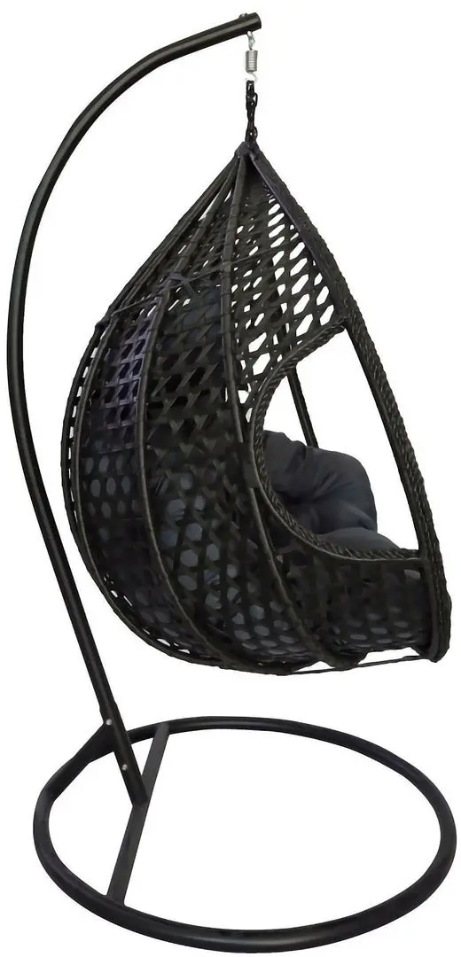 Кресло подвесное DeHome Joy 400 (Black/Grey)