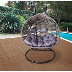 Кресло подвесное DeHome T800 (Beige/Purple)